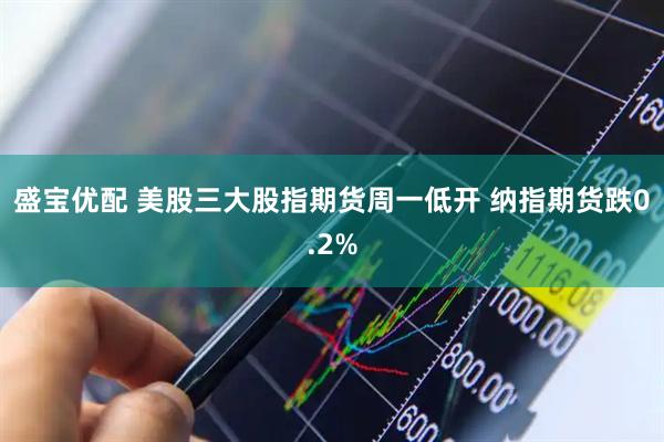 盛宝优配 美股三大股指期货周一低开 纳指期货跌0.2%